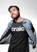 Fukil T Shirt - Craic (Cloud on Black)