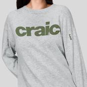 Fukil Sweatshirt - Craic (Olive on Grey)