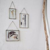 Madam Stoltz Photo Frame - Antique Brass Hanging Landscape Frame