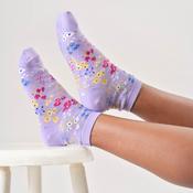 Thought Ladies Socks - Floral Bamboo Ankle Socks