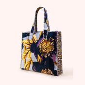 Powder Quilted Tote - Velvet Hellebore