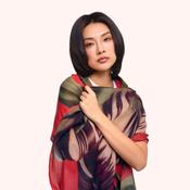 Powder Scarf - Tulip Wool Wrap Scarf