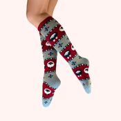 Powder Knee High Socks - Fair Isle Sheep image