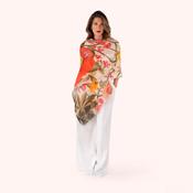 Powder Scarf -  Linen &amp; Cotton Fine Flowers image
