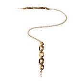 Powder Sunglasses Chain - Tortoiseshell Link and Chain