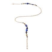 Powder Sunglasses Chain - Bold Blue Beads