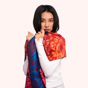 Powder Scarf - Chrysanthemum