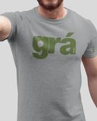 Fukil T Shirt - Grá (Olive on Heather Grey)