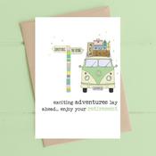 Dandelion Card - Retirement – Exciting adventures