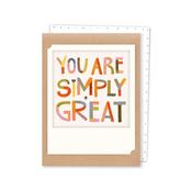 Pickmotion Mini-Card - You Are Simply Great