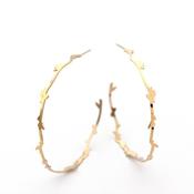 Nadja Carlotti Jewellery - Wild Herb Large Hoop earrings