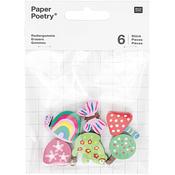 Paper Poetry Rubbers - Forest Animals