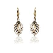 Lovett Earrings - Diamante 1950s Opal Drop image