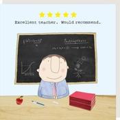 Rosie Made a Thing Card - Excellent Teacher. Would Recommend. image