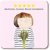 Rosie Made a Thing Coaster - Five Star Friend