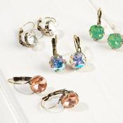 Lovett Earrings - Cushion Cut - Various Colours image