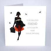 Luxury Extra Large Card - To a Fabulous Friend image