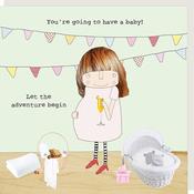 Rosie Made a Thing Card - Baby Adventures image