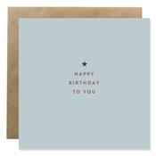 Bold Bunny - Happy Birthday Star