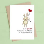 Dandelion Card - I am Yours