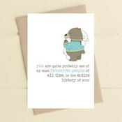 Dandelion Card - Favourite People