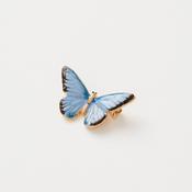 Fable Jewellery - Blue Butterfly Brooch