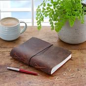 Paper High Journal - Buffalo Leather Elastic Tie