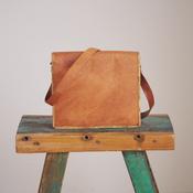 Paper High - Leather Messenger  Bag - Medium