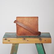 Paper High - Leather Messenger Bag - Small