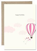 The Paper Gull - Happy Birthday Hot Air Balloon image