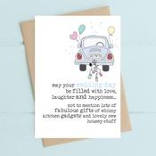 Dandelion Card - Wedding Day