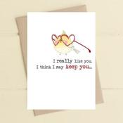 Dandelion Card - I might Keep You image