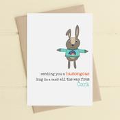 Dandelion Card - Hug from Cork