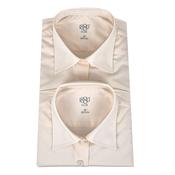 Hard Collar School Blouse Cream