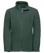Bottle Green - Kids full-zip outdoor fleece image