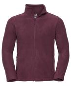 Burgundy - Full-zip outdoor fleece