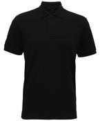 Black - Men's super smooth knit polo image