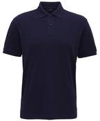 Navy - Men's super smooth knit polo image