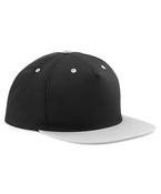 Black/Grey - 5-panel contrast snapback image