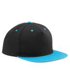 Black/Surf Blue - 5-panel contrast snapback image