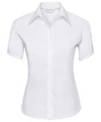 White - Women's short sleeve ultimate non-iron shirt image