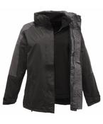 Black/Seal Grey - Women's Defender III 3-in-1 jacket image