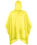 Yellow - Kids plastic poncho