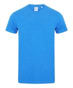 Heather Blue - Men's feel good stretch t-shirt image
