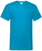 Azure Blue - Valueweight v-neck T image