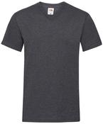 Dark Heather Grey - Valueweight v-neck T