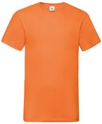 Orange - Valueweight v-neck T