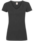 Black - Women's valueweight v-neck T image
