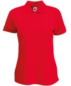 Red - Women's 65/35 polo