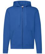 Royal Blue - Classic 80/20 hooded sweatshirt jacket